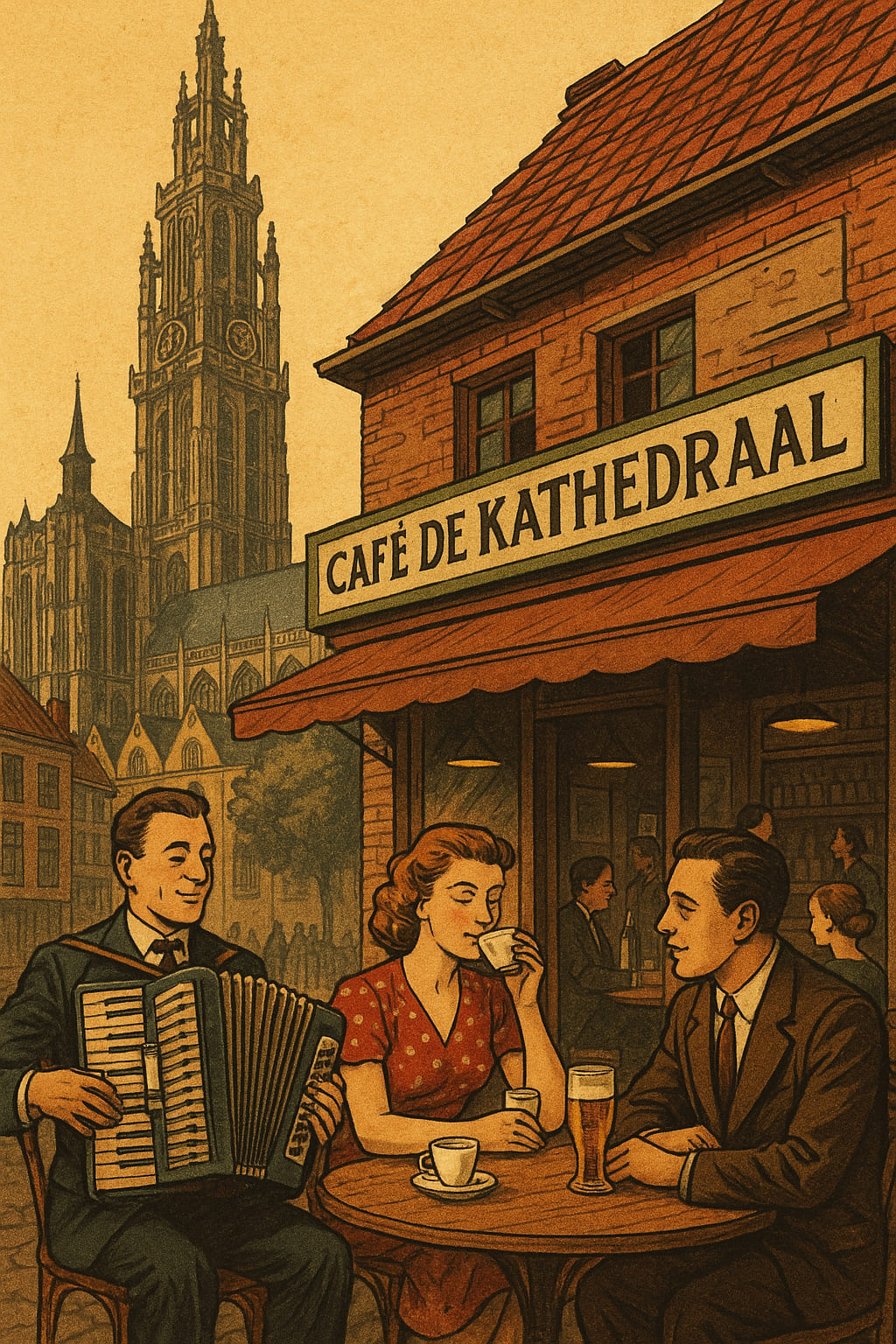 Antwerpen Café 1958